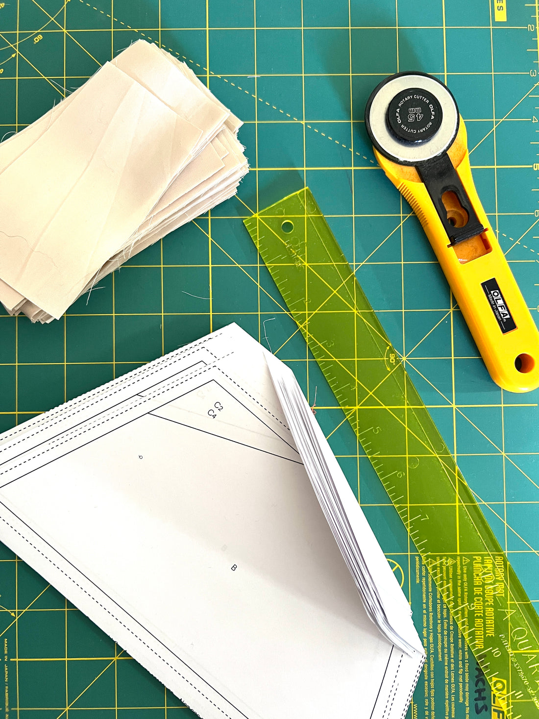 My Foundation Paper Piecing Setup