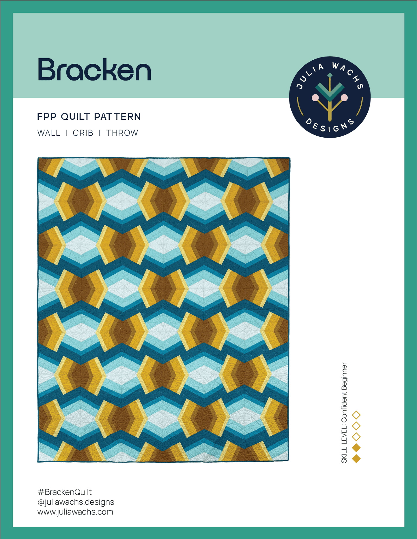 Bracken Quilt Pattern - Digital Download
